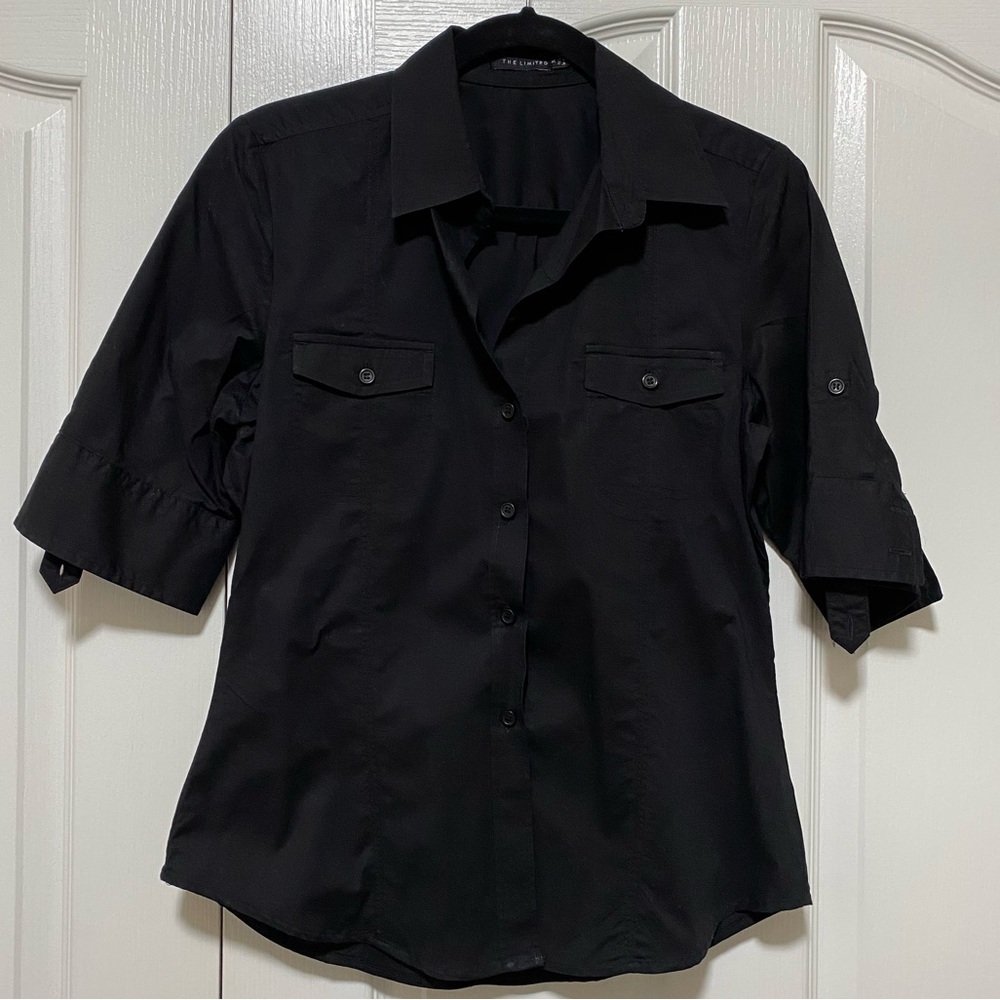 The Limited Black Short Sleeve Shirt